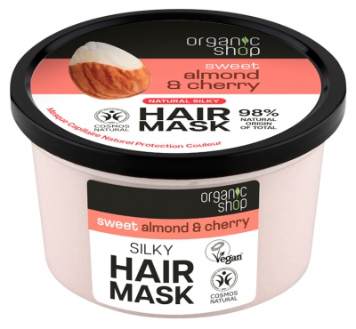 Organic Shop Natural Hair Mask Almond and Cherry Color Protection 250 ml