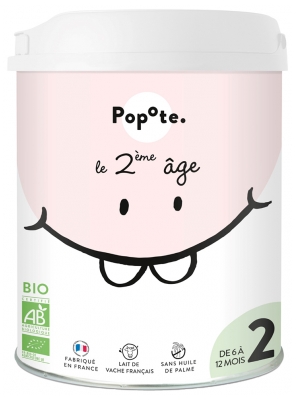 Popote 2nd Age From 6 to 12 Months Organic 800 g