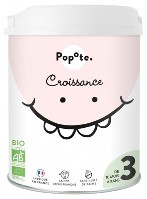 Popote Croissance de 10 Mois à 3 Ans Bio 800 g