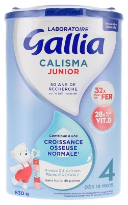 Gallia Calisma Junior 4ème Âge dès 18 Mois 830 g