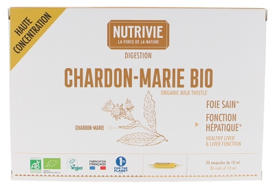 Nutrivie Cardo Mariano Biologico 20 Fiale