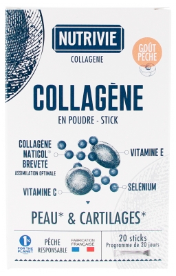 Nutrivie Collagène en Poudre 20 Sticks