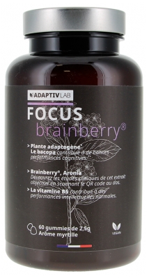 AdaptivLab Brainberry Focus 60 Gummies