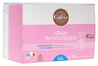 Gifrer Sérum Physiologique 30 x 5 ml