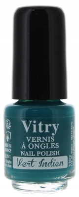 Vitry Vernis à Ongles 4 ml - Couleur : Vert Indien