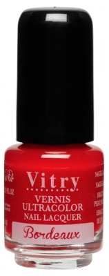 Vitry Vernis à Ongles 4 ml - Couleur : Bordeaux