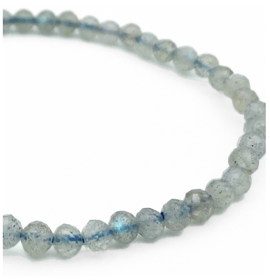 Natura Square Fasetterat Labradoritarmband