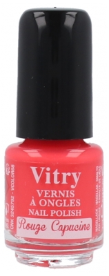 Vitry Vernis à Ongles 4 ml - Couleur : Rouge Capucine