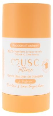 Musc Intime Déodorant Naturel Crazy Passion 50 g