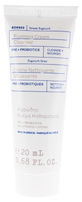 Korres Yaourt Grec Crème Nettoyante Moussante 20 ml