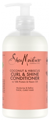 SheaMoisture Noix de Coco et Hibiscus Après-Shampoing Boucles et Brillance 384 ml