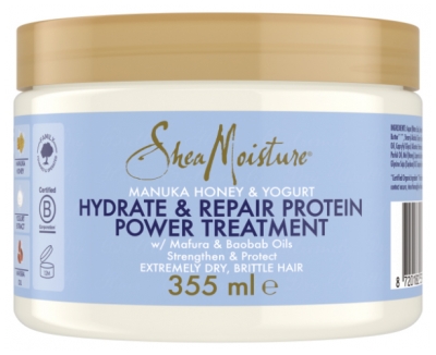 SheaMoisture Maschera Riparatrice al Miele di Manuka e Yogurt 355 ml