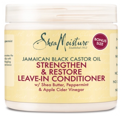 SheaMoisture Huile de Ricin Noir de Jamaïque Soin Sans Rinçage Réparateur et Fortifiant 431 ml