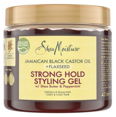 SheaMoisture Huile de Ricin Noir de Jamaïque Gel Coiffant 431 ml