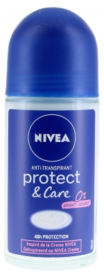 Nivea Protect & Care Déodorant Anti-transpirant 48H Roll-On 50 ml