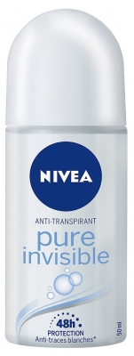 Nivea Pure Invisible Déodorant Anti-Transpirant 48H Roll-On 50 ml