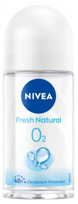 Nivea Fresh Natural O2 Déodorant Protection 48H Roll-On 50 ml