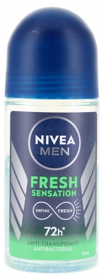 Nivea Men Fresh Sensation Déodorant Anti-Transpirant 72H Roll-On 50ml