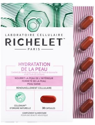 Richelet Hydratation de la Peau 30 Capsules