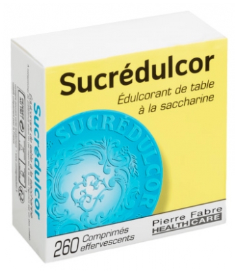 Pierre Fabre Health Care Sucrédulcor Saccharin Tablets 260 Compresse Effervescenti