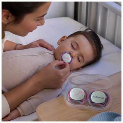Avent 2 Soothers Ultra Air Night 6-18 Months