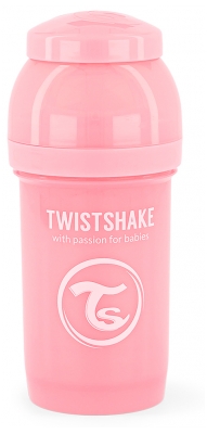 Twistshake Antikolikinis Buteliukas S 180 ml 0 Mėn. ir + - Spalva: Pastelin?s rožin?s spalvos