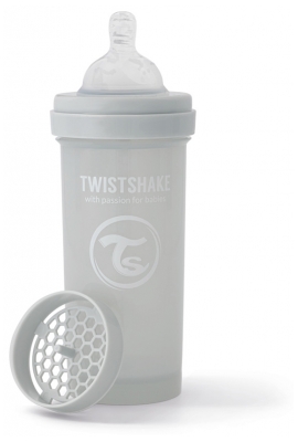 Twistshake Anti-Kolikflaska Begränsad Upplaga M 260 ml 2 Månader och + - Färg: Ljusgrå