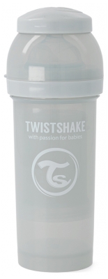 Twistshake Protikoliková láhev Limitovaná edice M 260 ml 2 měsíce a více - Barva: Sv?tle šedá