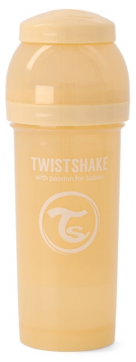 Twistshake Biberon Anti-Colique Édition Limitée M 260 ml 2 Mois et + - Couleur : Caramel