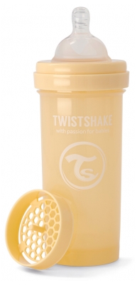 Twistshake Biberón Anticólico Edición Limitada M 260 ml A Partir de 2 Meses - Color: Caramelo