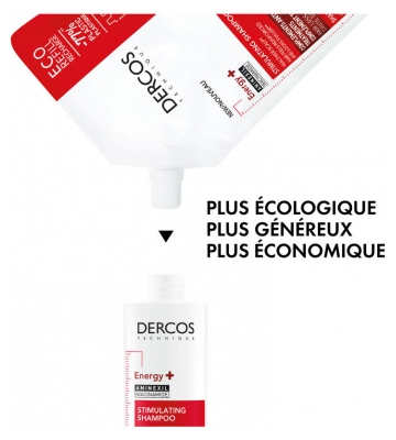Vichy Dercos Energy+ Shampoing Stimulant Recharge 500 ml