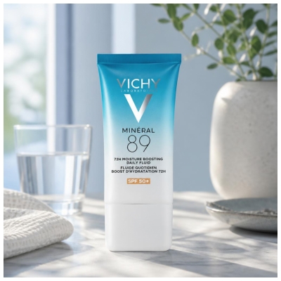 Vichy Minéral 89 Tägliches Feuchtigkeits-Boost-Fluid SPF50+ 50 ml
