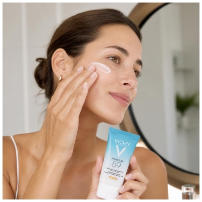 Vichy Minéral 89 Tägliches Feuchtigkeits-Boost-Fluid SPF50+ 50 ml