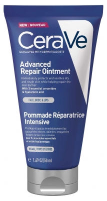 CeraVe Pommade Réparatrice Intensive Visage Corps Lèvres 50 ml