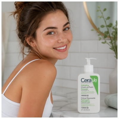 CeraVe Hydrating Foaming Cleansing Cream Face 473 ml