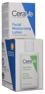 CeraVe Moisturizing Face Cream SPF50 52 ml + Free Moisturizing Cream Wash 20 ml