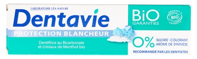 Dentavie Dentifrice Protection Blancheur Bio 75 ml