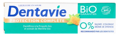 Dentavie Dentifrice Protection Complète Bio 75 ml