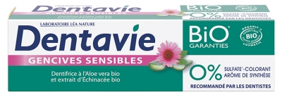 Dentavie Dentifrice Gencives Sensibles Bio 75 ml