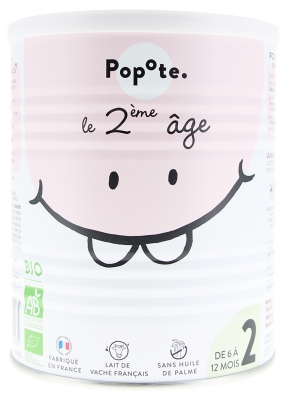 Popote 2nd Age From 6 to 12 Months Organic 400 g