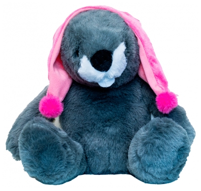 My Little Hot Water Bottle with Removable Cover, Beaver with Bonnet