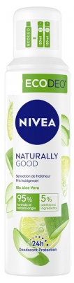 Nivea Naturally Good 24H Protection Dezodorant z Organicznym Aloesem w Sprayu 125 ml