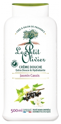 Le Petit Olivier Crème Douche Extra Douce et Hydratante Jasmin Cassis 500 ml