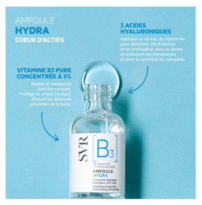 SVR [B3] Ampoule Hydra Concentré Réparateur 30 ml