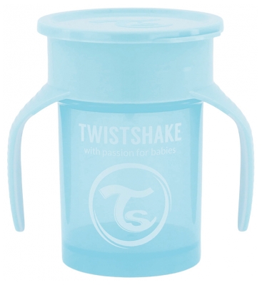 Twistshake 360 Degree Cup 230 ml 6 Months and up - Colour: Pastel Blue