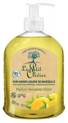 Le Petit Olivier Pur Savon Liquide de Marseille Parfum Verveine Citron 300 ml