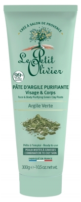 Le Petit Olivier Pâte d'Argile Verte Purifiante 300 g