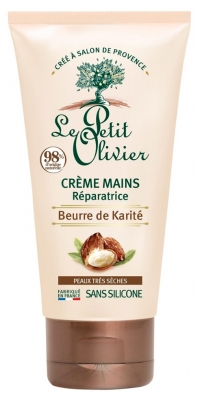 Le Petit Olivier Crème Mains Réparatrice au Beurre de Karité 75 ml