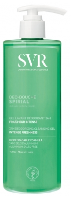 SVR Spirial 24H Deodorizing Cleansing Gel 400ml