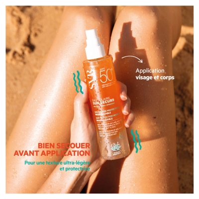SVR Sun Secure Eau Solaire Protectrice Biodégradable SP50+ 200 ml